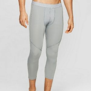 Two light gray leggings Large